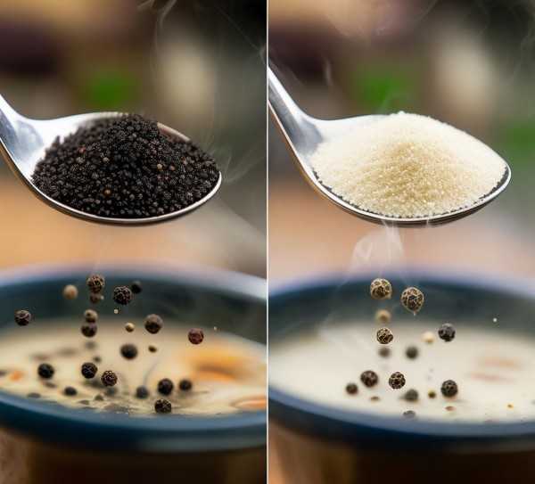 黑胡椒与白胡椒，差异解析与优劣比较